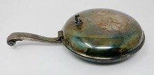 Pre 1929 WM. A. Rogers Silver Plate Lidded Silent Butler Crumb Catcher Ashtray picture