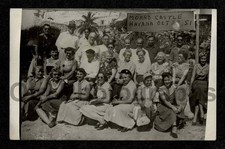 MORRO CASTLE HAVANA (CUBA) 1951 SIGN TOURIST GROUP WOMEN OLD/VINTAGE PHOTO-AA195 picture