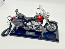 VTG Harley Davidson Telephone Heritage Softail Red Black Sound Effects Telemania picture
