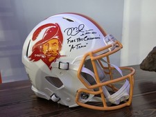 Mike Alstott Signed Tampa Bay Buccaneers Throwback Full Size Authentic picture
