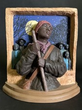 Harriet Tubman Bust Bookend Miss Martha Originals Thomas Blackshear Ltd Ed Rare picture