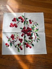 Vintage Wilendur Eight Cherry Napkins  picture