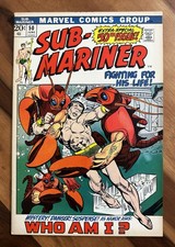 Prince Namor, the Sub-Mariner #50 1972 Bronze Age Marvel VF/NM 1st app Namorita picture
