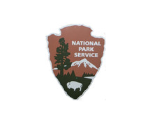 National Parks Service Arrowhead Vinyl Sticker | Support your parks | 2