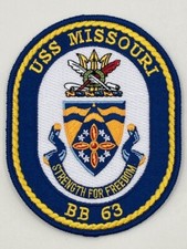 Ship's crest patch of USS MISSOURI (BB-63) picture