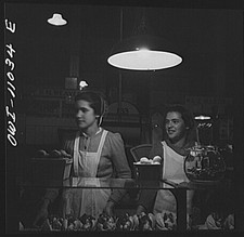Photo:Lancaster PA Central Market 1930s Women Vendors Fruit Stand picture