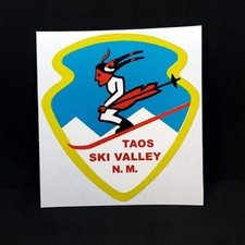 Taos Ski Valley New Mexico Sticker, Vintage Style Vinyl Decal picture