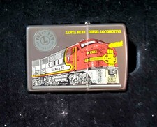 Vtg ZIPPO Lionel Santa Fe F3 Diesel Locomotive Lighter 1998 w/Tin NEW & SEALED picture