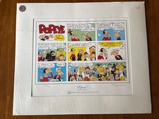 SIGNED Bud Sagendorf Popeye International Museum of Cartoon Art Lithograph w/COA picture
