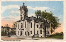 Vintage Postcard Arkansas Court House Pine Bluff -062 picture