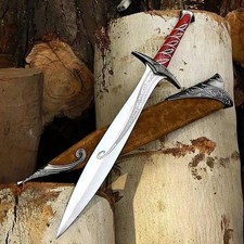 Hand-Forged Bilbo Sword Rings Inspired Stainless Steel Maegnas Sword picture