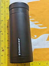 Starbucks 2015 Black Stainless Steel Travel Press 10 fl. oz. - Never Used picture