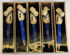 Lot of 5 Vintage SERTA MATTRESS COUNTING SHEEP  Advertising Pen #1  New In Box picture