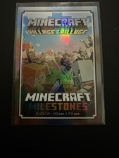 Panini 2024 Minecraft Milestones #6 Village & Pillage Holofoil Card picture