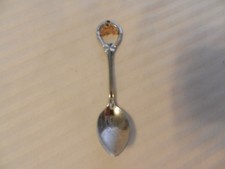 California Engraved Collectible Silverplate Demitasse Spoon with Golden Gate picture