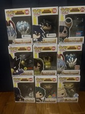 Funko Pop Lot of 9 My Hero Academia, Shigaraki, Izuku Midoriya, And More picture