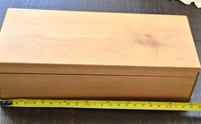 Gays Myrtlewood Gift Factory Myrtlewood Hinged Lid Storage Box Felt Bottom picture