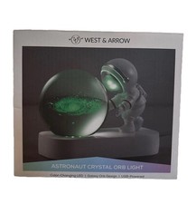 Glowing Galaxy Crystal Orb Ball Light + Astronaut USB Powered West & Arrow picture