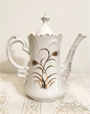 LEFTON China Gold Wheat Coffee Pot 20590  picture