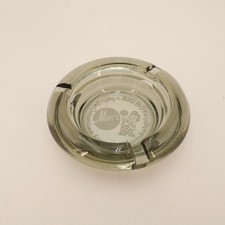 Vintage Marc's Big Boy Smoked Glass Ashtray Americas Favorite Hamburger Retro picture