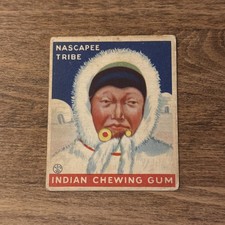 1933 Goudey Indian Gum  # 83 Nascapee Tribe picture
