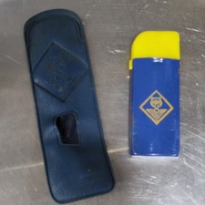 Cub Scouts Blue Yellow Collectible Flashlight with Comb/Pen Case picture