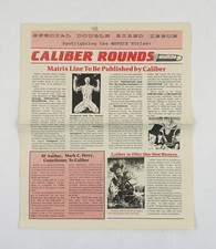 1989 Caliber Rounds Promo Flyer Northguard Matrix Line Caliber Press News picture