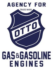 Agency for Otto Gasoline Engines NEW Sign 24x30