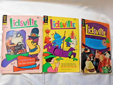 Sid and Marty Krofft  Lidsville Comic Book Lot  1973 Gold Key No. 3, 4 and 5 picture