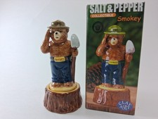 Smokey the Bear Salt &Pepper Shaker Collectible Clay Art NEW picture