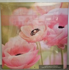 2025 Wall Calendar GARDEN OF GRACE 12-Month Inspirational Quotes 12”x 24” picture