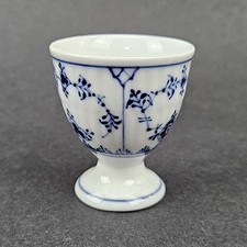 20TH CENTURY ROYAL COPENHAGEN BLUE FLUTED PLAIN EGG CUP PORCELAIN picture