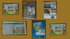 Disney Winnie the Pooh Stamp Collection, with HTF News and Promotional Material picture