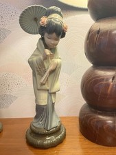 Lladro #4988 ~ ORIENTAL SPRING ~ Parasol Beautiful Asian Woman Retired picture