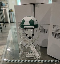 Starbucks Authentic FIFA World Cup Bearista Bear Cup Soccer Lid 20oz  picture