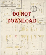 1916 Very Detailed COPY City Map Roy  Montana Perfect for researchers picture