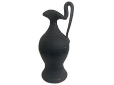 Elegant Matte Black Ceramic Oinochoe-Inspired Pitcher – Timeless Sculptural Acce picture