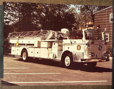 Hawthorne NJ 1962 Seagrave 85' Aerial Fire Apparatus Photo A63 picture