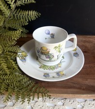 VTG Tea Cup & Saucer Royal Tara Ireland Bone China Set Mouse Birthday Party Mice picture