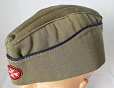 VINTAGE AUTHENTIC SOVEREIGN MILITARY ORDER OF MALTA PILOTKA HAT CAP US7 1/4 EU58 picture
