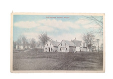Carmel Maine The Square Town Street View Postcard postmarked 1921 picture