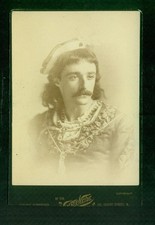 S11, 040-19, 1880s, Cabinet Card Kyrle Bellew (1850-1911) Stage Actor in Costume picture