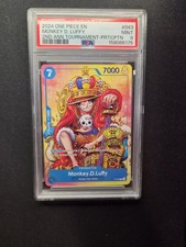 One Piece Monkey D Luffy 2nd Anniversary Tournament Promo P-043 PSA 9 Mint picture