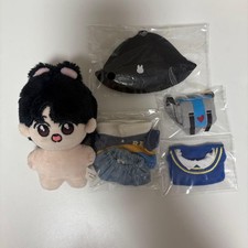 BTS Jungkook 10cm Plush With Clothes Hat Bag Collectible 15+ picture