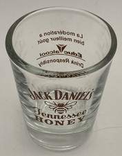 Very RARE Early release FRENCH CANADIAN Jack Daniels TENNESSEE HONEY shot glass picture