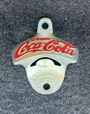 Vintage COCA COLA Starr X Wall Mount Cast Iron Bottle Opener  W. Germany  1 Mark picture