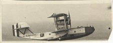 US Navy Flying Boat 1925 San Francisco to Hawaii Vintage Original Photo Stamped picture