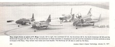 Point Mugu Navy Target Drones QT-33, QF-9, QF-86 & QF-4B Vtg Magazine Excerpt picture