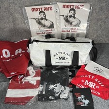 Autographed Signed Matt Rife Problematic Tour Swag Duffle Bag T Shirt Pool Float picture