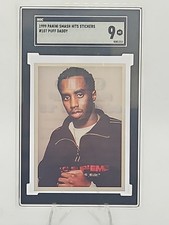 1999 Panini Smash Hits Stickers #107 Puff Daddy Rookie SGC 9, Pop 3 None Higher picture
